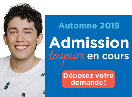 Encore temps pour l'admission 2019
